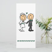 Invitations juste mariées (Debout devant)