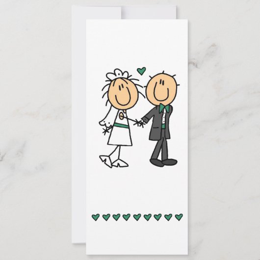 Invitations juste mariées (Devant)