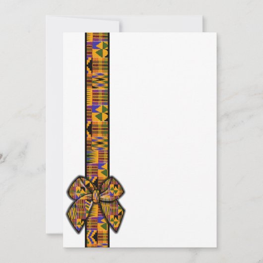 Invitations Kente (Devant)