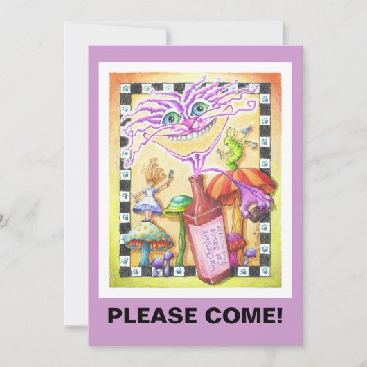 INVITATIONS - Le CAT WorCHESHIRE (Devant)