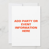 INVITATIONS - Le Chat du WORCHESTER (Dos)