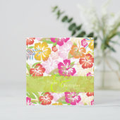 Invitations Leis/Luau/hibiscusWedding (Debout devant)