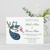 Invitations les épousant du paon -1 (Debout devant)