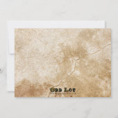 Invitations lunatiques de Fête de la mariée de (Dos)