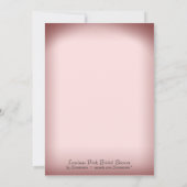Invitations Luscious Rose Bridal Douche (Dos)