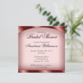Invitations Luscious Rose Bridal Douche (Debout devant)