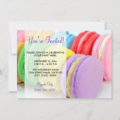 Invitations Macarons (Devant)