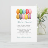 Invitations Macarons (Debout devant)