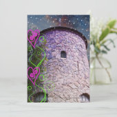 Invitations magiques d'anniversaire de château (Debout devant)