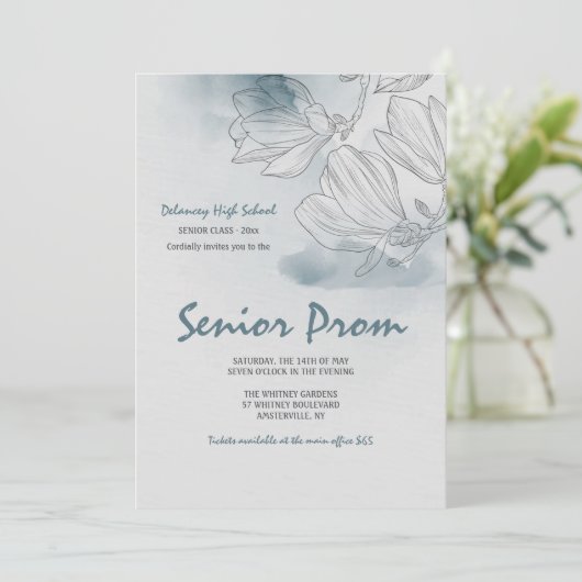Invitations Magnolia Mist Prom (Debout devant)