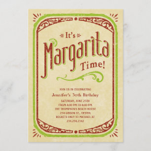 Invitations Margarita - Fiesta Tequila Beach Party