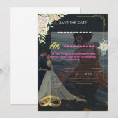  Invitations mariage (Devant / Derrière)