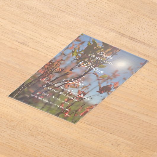 Invitations mariage (Poser)