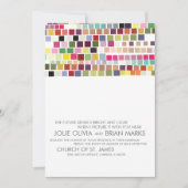 Invitations | MARIAGE | Bazar couleur (Devant)