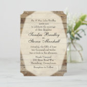 Invitations mariages campagnards (Debout devant)