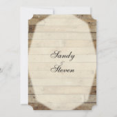 Invitations mariages campagnards (Dos)