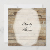 Invitations mariages campagnards (Dos)