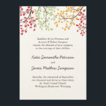 Invitations mariages de automne<br><div class="desc">Invitations mariages de automne conçus par Colorful Designs Inc. com</div>
