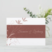 Invitations Mariages de automne élégantes (Debout devant)