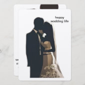 Invitations mariages et papeterie (Devant / Derrière)