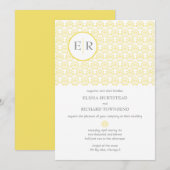 Invitations Marigold Wedding (Devant / Derrière)