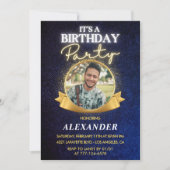 Invitations masculines 31e anniversaire Elegant Ch (Devant)