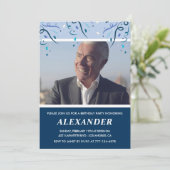 Invitations masculines 70e anniversaire Photo Navy (Debout devant)