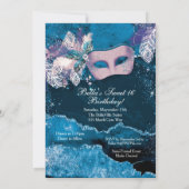 Invitations Masquerade Anniversaire (Dos)