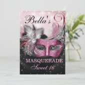 Invitations Masquerade Anniversaire (Debout devant)