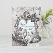 Invitations Masquerade Anniversaire (Debout devant)