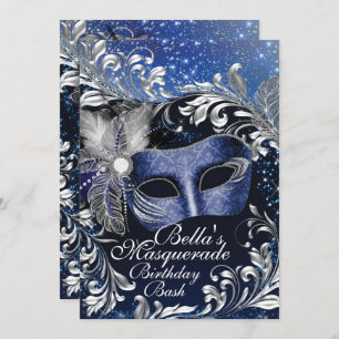 Invitations Masquerade Anniversaire