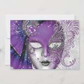 Invitations Masquerade Anniversaire (Dos)