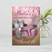 Invitations Masquerade Anniversaire (Debout devant)