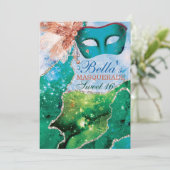 Invitations Masquerade Anniversaire (Debout devant)