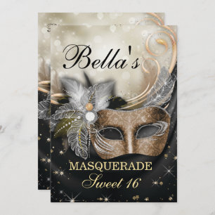 Invitations Masquerade Anniversaire