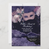 Invitations Masquerade Anniversaire (Dos)