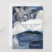 Invitations Masquerade Anniversaire (Dos)