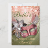 Invitations Masquerade Anniversaire (Devant)