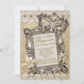 Invitations Masquerade Birthday Event Party (Devant)