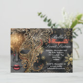 Invitations Masquerade Party (Debout devant)