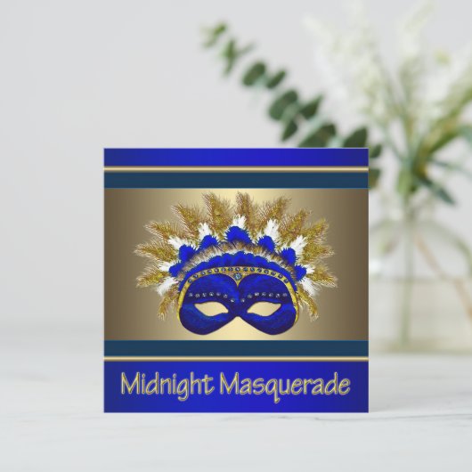 Invitations Masquerade Prom (Debout devant)
