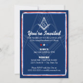 Invitations mathématiques patriotiques | Blanc rou (Devant)