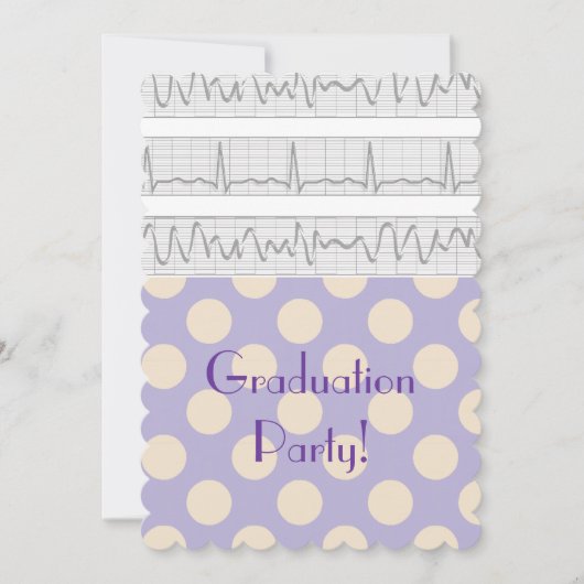 Invitations Médicales de diplômes Purple (Devant)