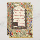 Invitations Medieval Garden Party 5X7 (Devant / Derrière)
