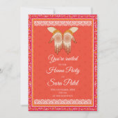 Invitations Mendhi et fête du henné Mehendi invita (Devant)
