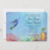 Invitations Mermaid Wedding (Devant)