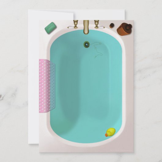 Invitations mignonnes de baby shower (Devant)