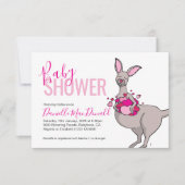 Invitations mignonnes de baby shower de poche de (Devant)