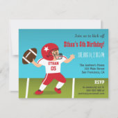 Invitations mignonnes de fête d'anniversaire du (Devant)