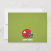 Invitations mignonnes de fête d'anniversaire du (Dos)